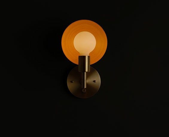 An alternative image of Orbit Sconce in use